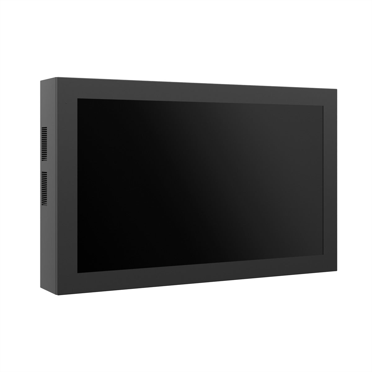 Hagor SOPW 65" Display-Gehäuse (Querformat) – Sicherheitsglas, VESA 200×200–800×600 mm, bis 75 kg – für 65" TV