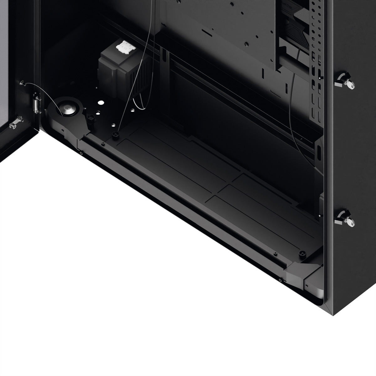 Hagor Outdoorgehäuse Portrait für 65" Displays, IP65, entspiegeltes Sicherheitsglas, VESA-Halterung, Schwarz