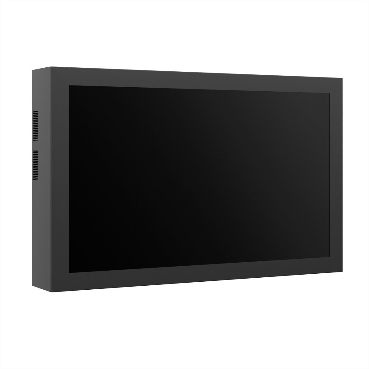 Hagor SOPW Display-Gehäuse – IP65 Frontschutz, 6,4 mm VSG-Sicherheitsglas – für 75" Displays – Schwarz