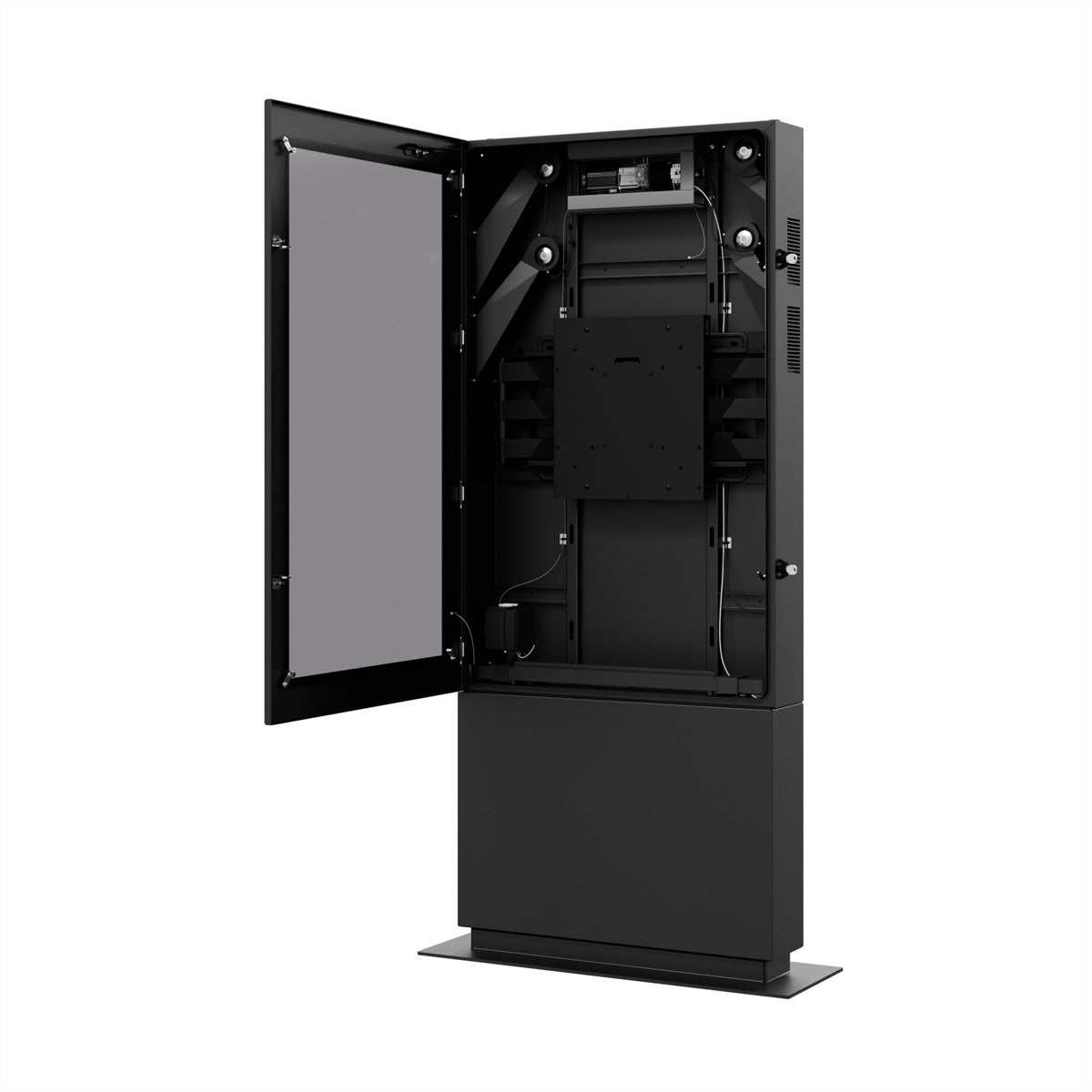 Hagor Bodenständer – 55" – Diebstahlsicherung, für Porträt-Displays – SOPK