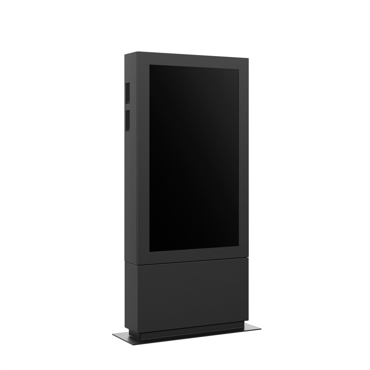 Hagor Digital-Signage-Stand – wetterfest, abschliessbar, mit Klimasystem – Stahl, schwarz – SOPK