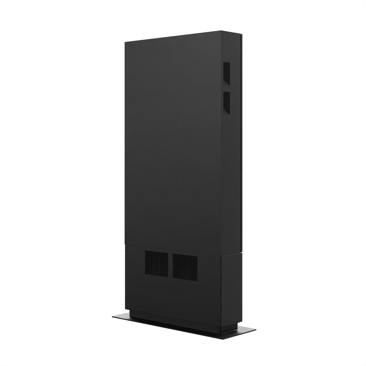 Hagor Digital-Signage-Stand – wetterfest, abschliessbar, mit Klimasystem – Stahl, schwarz – SOPK