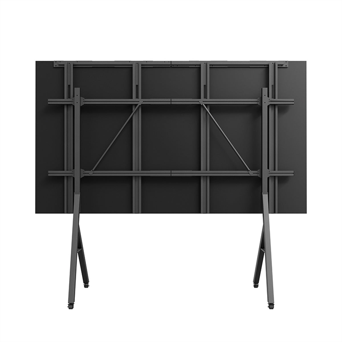 Hagor TV-Wagen – 146" – Höhenverstellbar, mit Rollen, für Samsung IWA / The Wall 146" – Schwarz