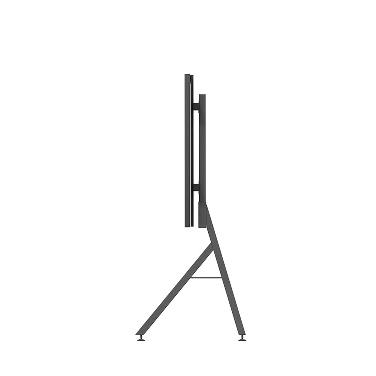 Hagor Digital-Signage-Stand für Samsung IAB 110" – höhenverstellbar, inkl. AV-Ablage – Metall, schwarz