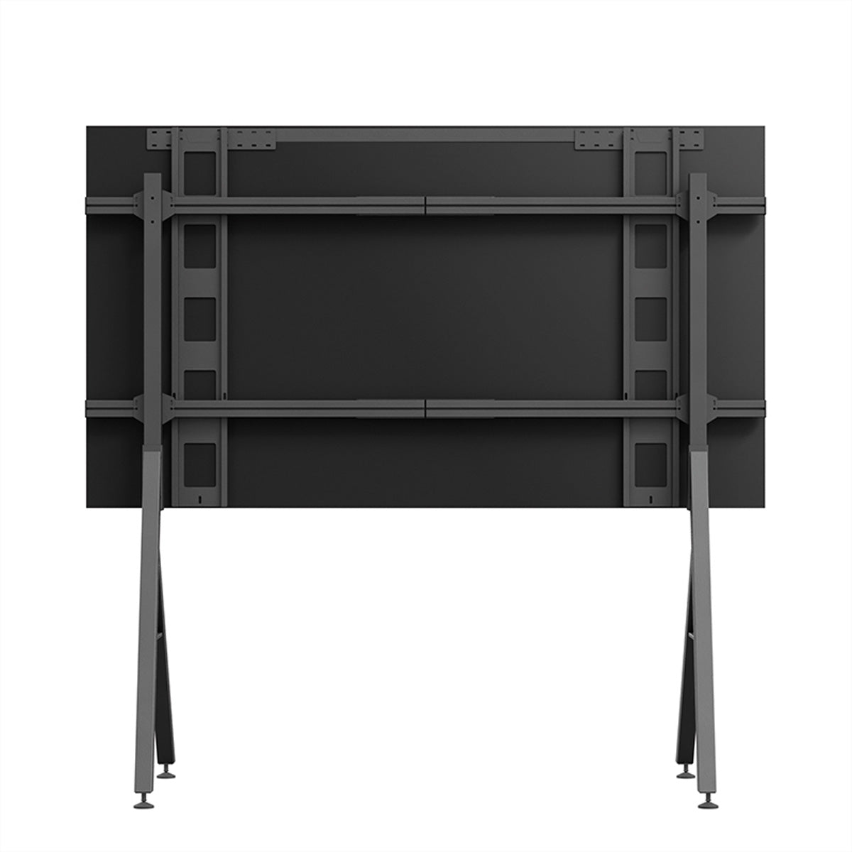 Hagor Digital-Signage-Stand für Samsung IAB 110" – höhenverstellbar, inkl. AV-Ablage – Metall, schwarz