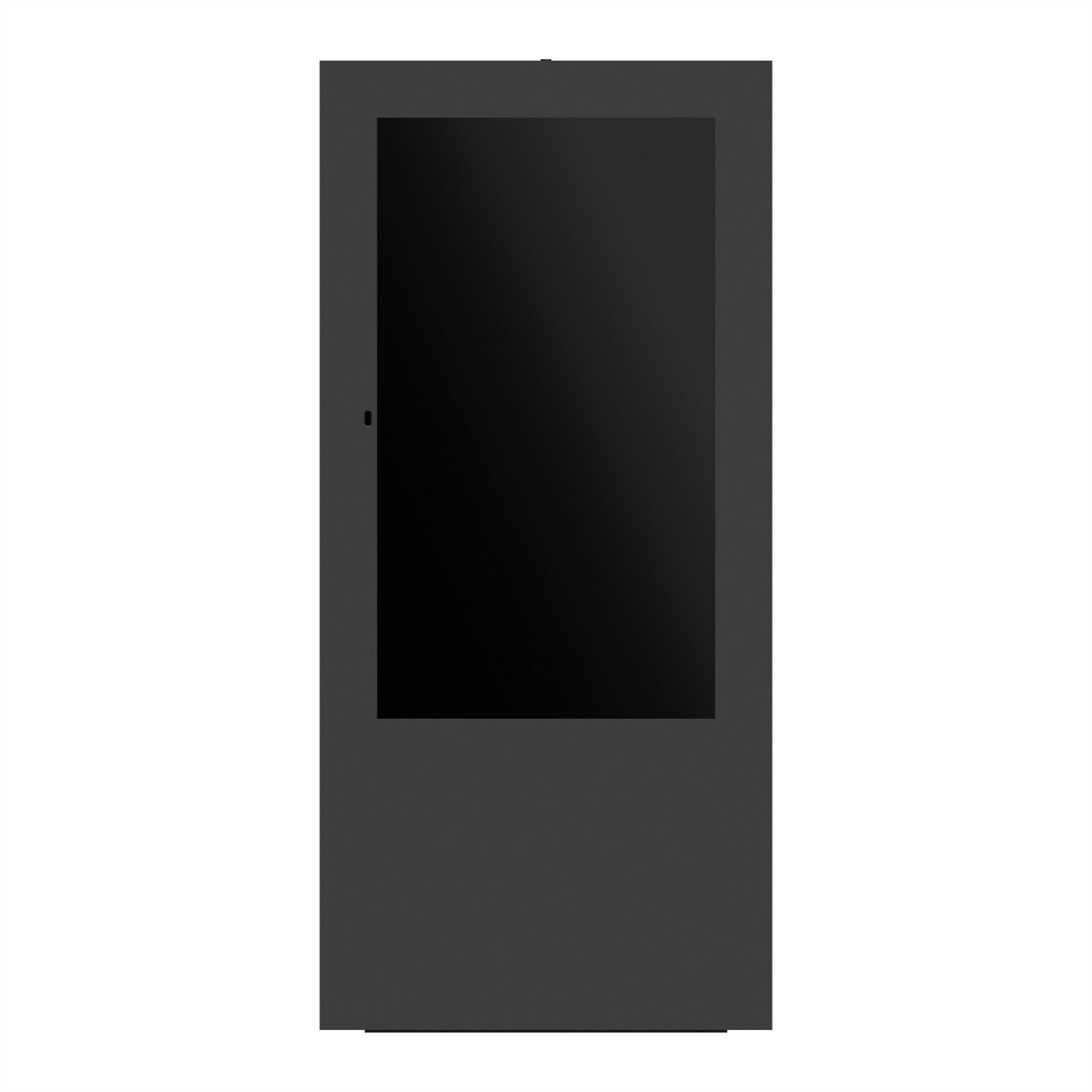 Hagor ScreenOut Kiosk OH55 – Outdoorstele, witterungs- & vandalismussicher, für Displays bis 55", Schwarz