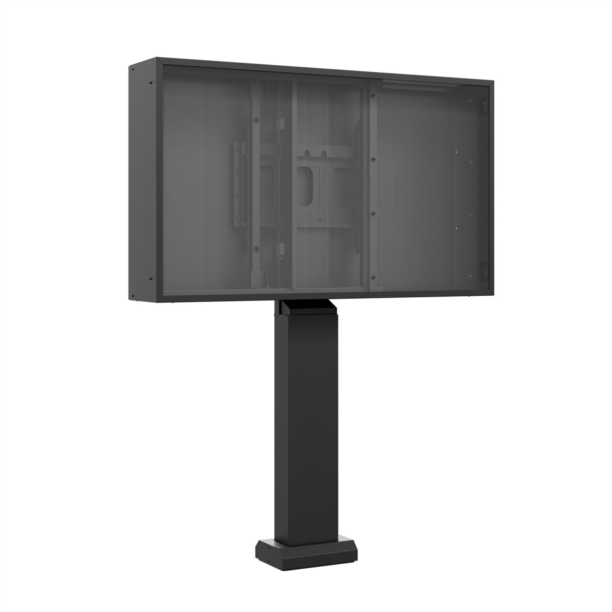 Hagor Digital Signage Stand – für Samsung OH75 Serie – wetterfest, Querformat – schwarz – ScreenOut OH75