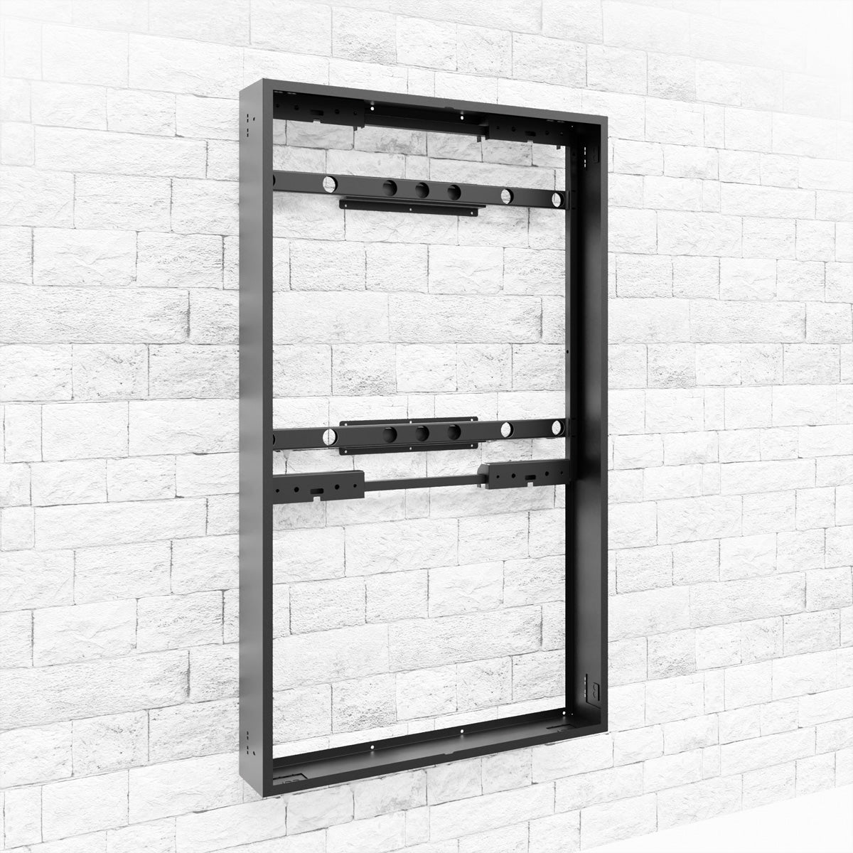 Hagor Cover-Set OH85 Display-Gehäuse – Portrait – für 85" TVs – Schwarz