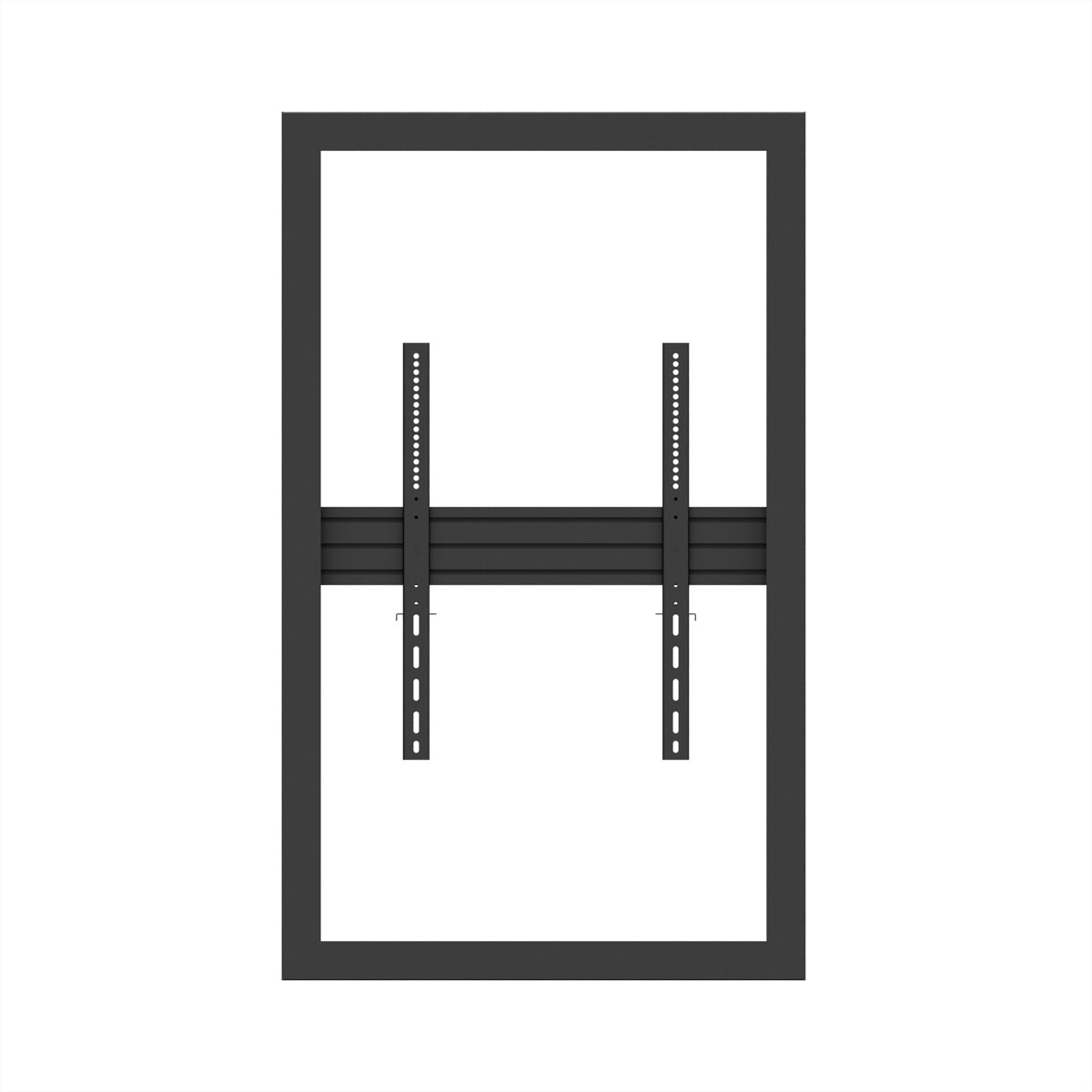 Hagor Enclosure Display-Gehäuse – für 55" TVs, VESA 600×400 mm – Schwarz