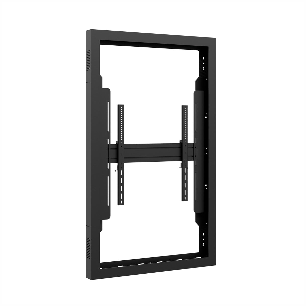 Hagor Display-Gehäuse – Hochformat, VESA 600×600 mm – für 65" Fernseher – Schwarz