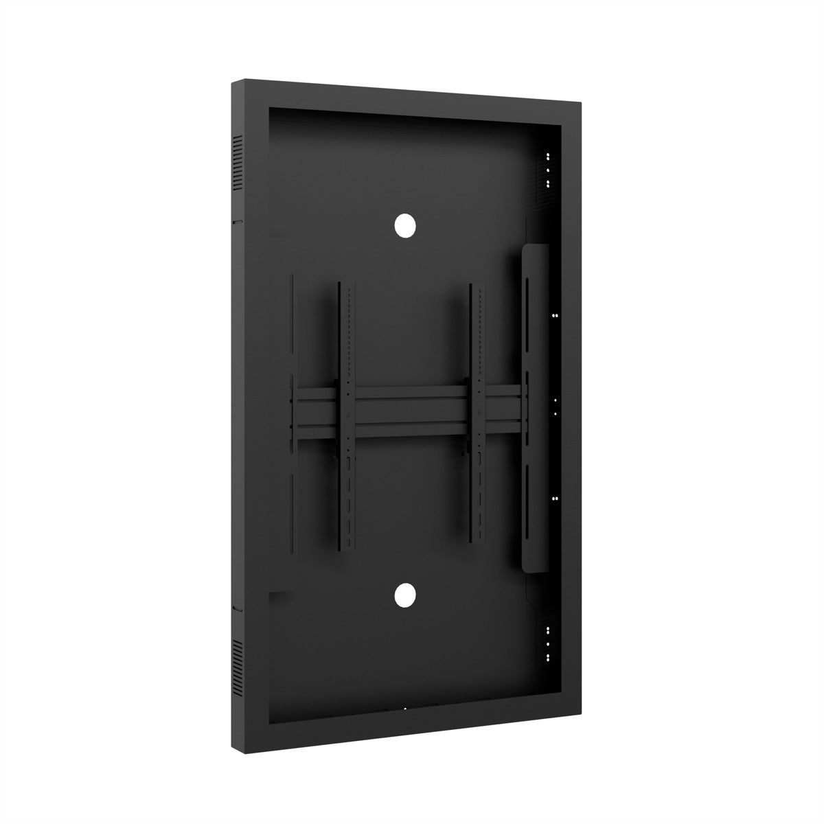 Hagor Display-Gehäuse – Hochformat, VESA 600×600 mm – für 65" Fernseher – Schwarz