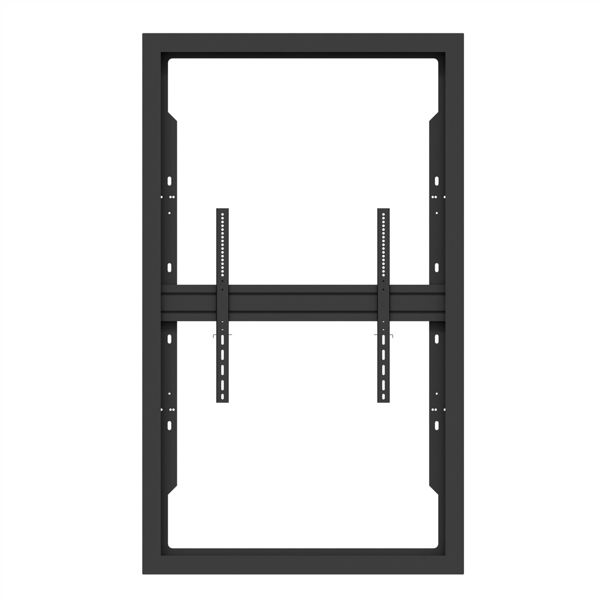 Hagor Enclosure 75" – Schutzgehäuse, Hochformat, VESA 600×800 mm, für Displays bis 75", Schwarz