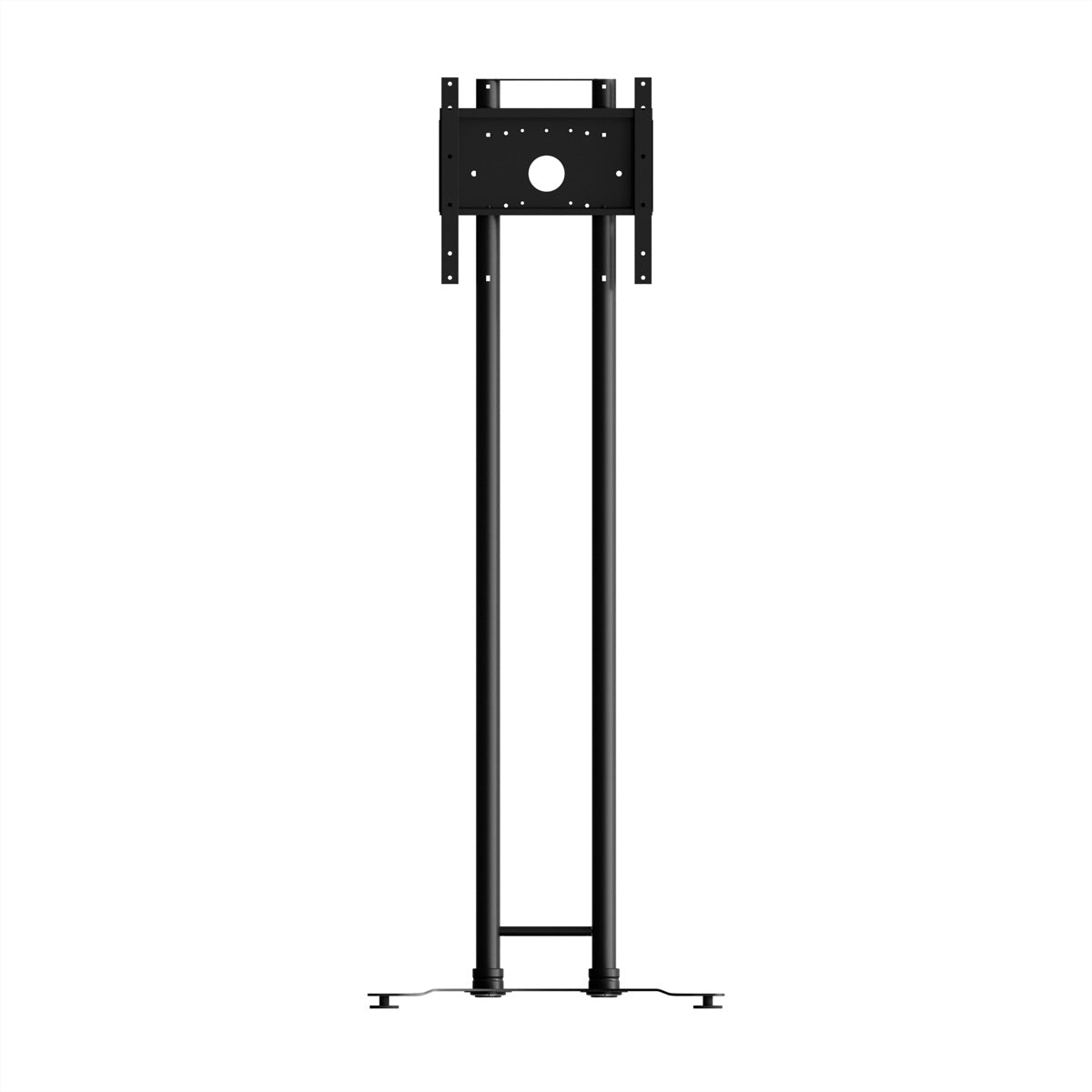 Hagor Digital Signage Stand für 43–65" Displays, VESA 100×100 bis 400×400 – zweiseitig – Metall, Schwarz