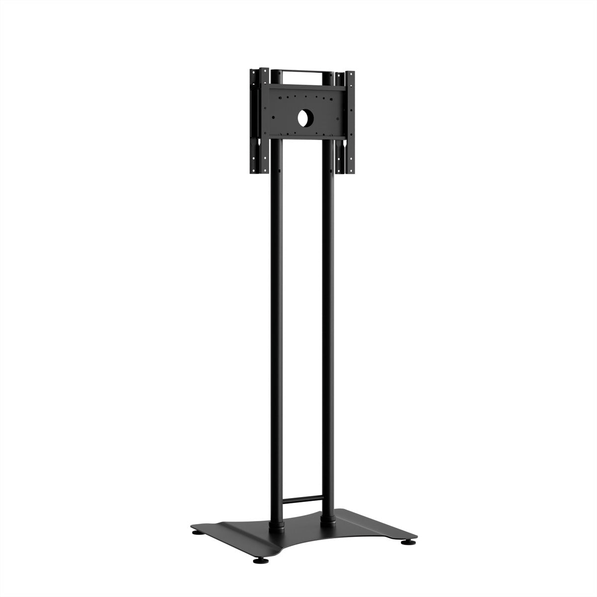 Hagor Digital Signage Stand für 43–65" Displays, VESA 100×100 bis 400×400 – zweiseitig – Metall, Schwarz