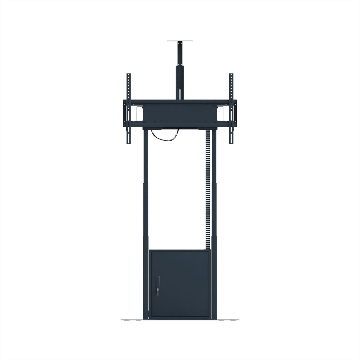 Hagor Bodenständer – 55–86" – VESA 900×600 – bis 120 kg, Höhenverstellbar, Motorisiert – Twin Lift FS-B