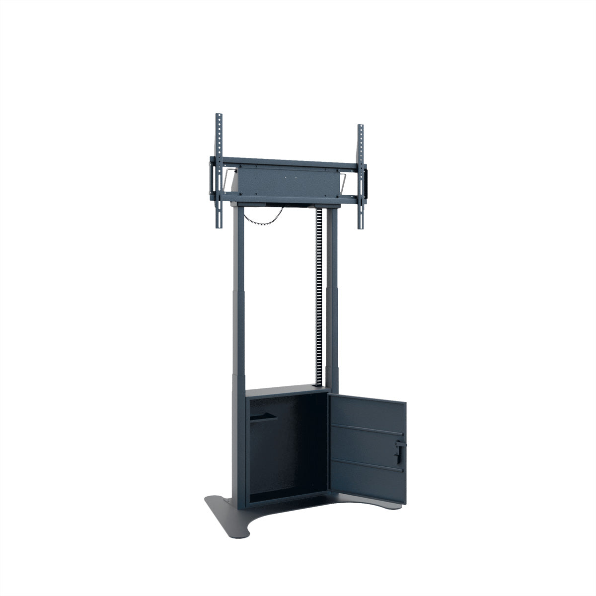 Hagor Bodenständer – 55–86" – VESA 900×600 – bis 120 kg, Höhenverstellbar, Motorisiert – Twin Lift FS-B