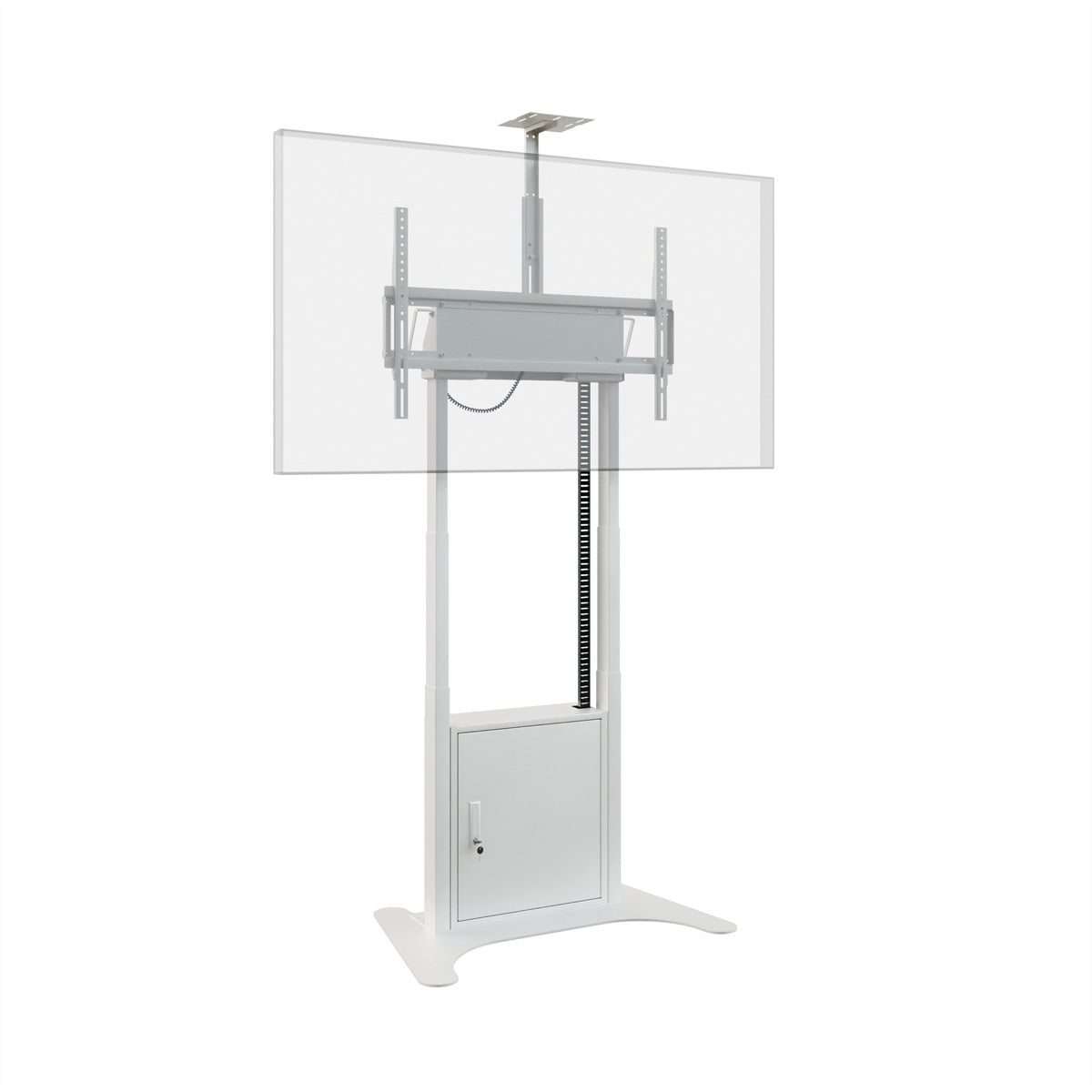 Hagor Bodenständer – 55–86" – VESA 900×600 – bis 120 kg, Motorisiert, Höhenverstellbar – Twin Lift FS-W