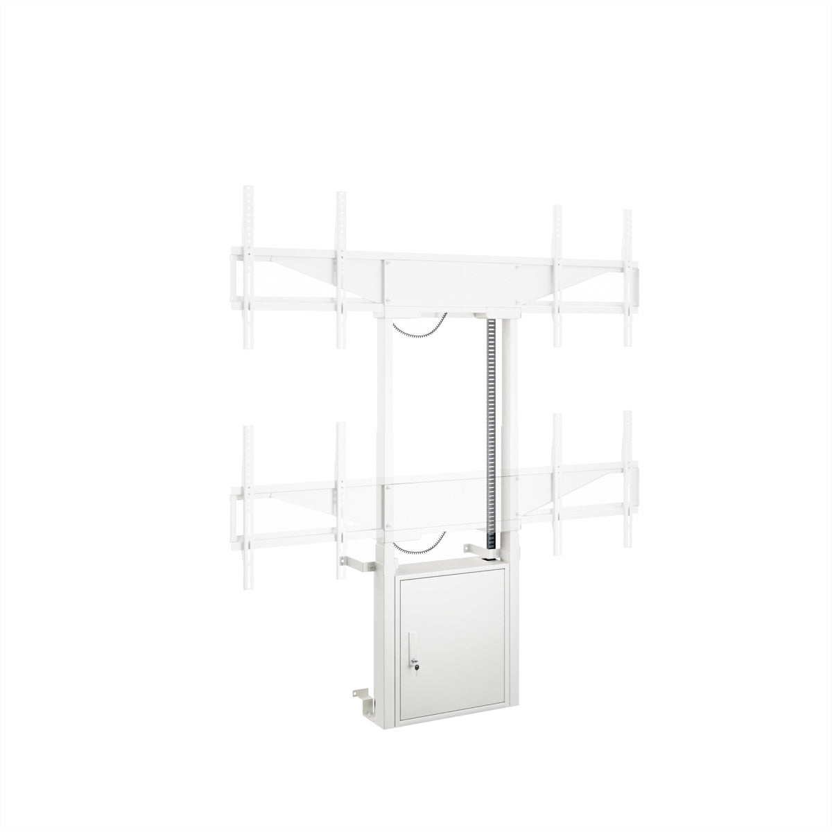 Hagor Wandlift (bodenstehend) – 46–65" – VESA 400×400–600×400 – bis 120 kg, motorisiert, für 2 Displays