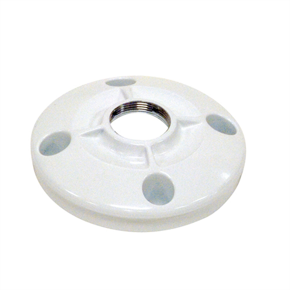 Chief CMS115W – Deckenplatte, 16,5 × 16,5 × 4,6 cm, 226,8 kg Tragkraft, weiss, 1,5" NPT-kompatibel
