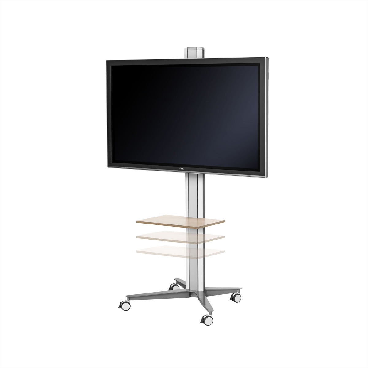 Smart media solutions ab Smart Media Solutions TV-Wagen – 40–80" – VESA 200×200–800×400 – bis 50 kg, mit Rollen – X FH M1455