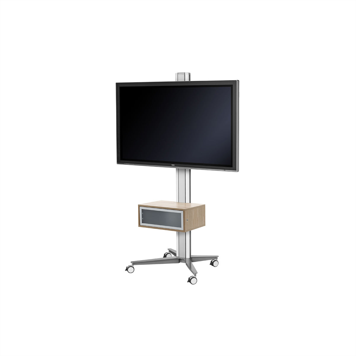 Smart media solutions ab Smart Media Solutions TV-Wagen – 40–80" – VESA 200×200–800×400 – bis 50 kg, Höhenverstellbar – M1955 WS