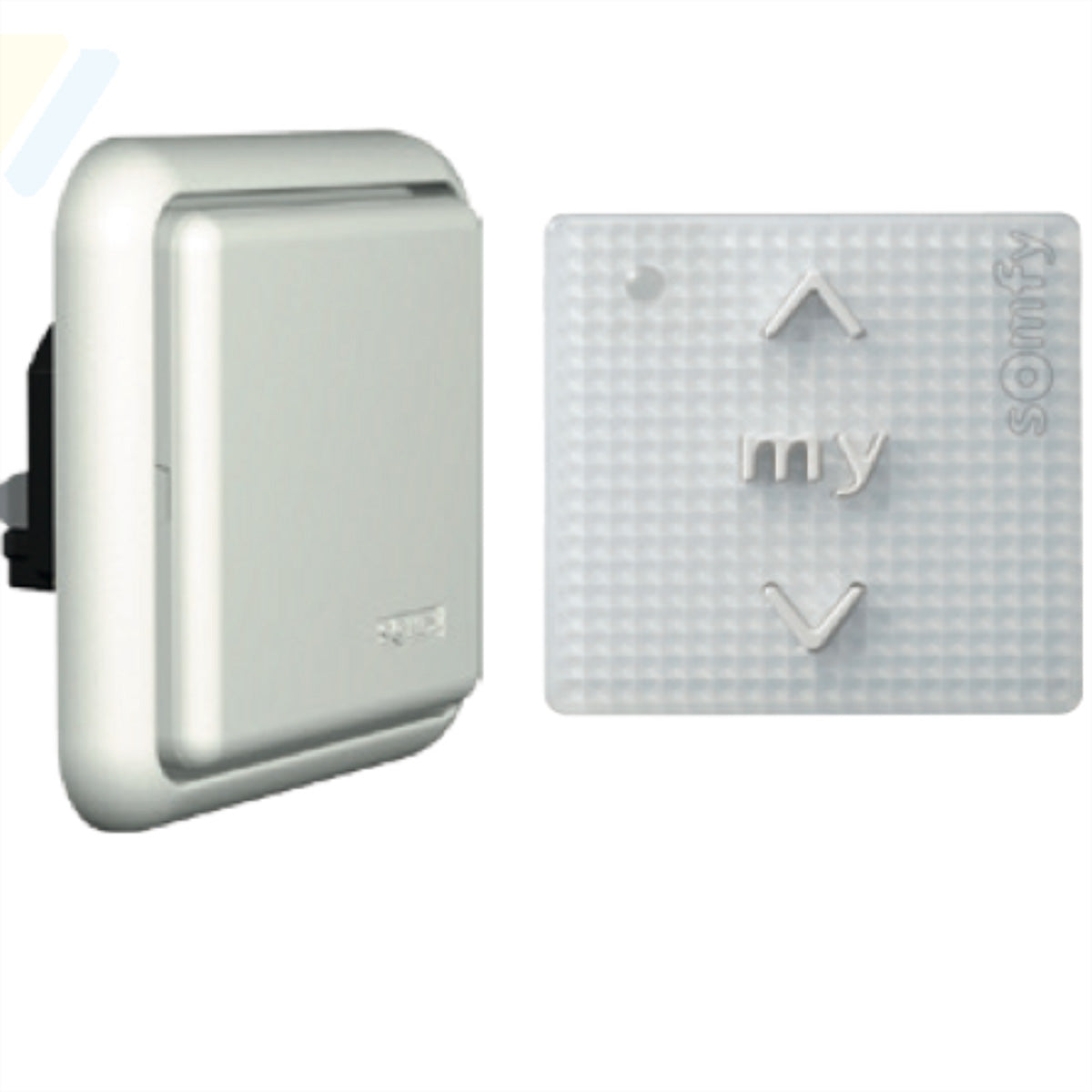 AV Stumpfl Funksfernsteuerungs-Set Situo 1 + In-Wall Receiver – für Somfy, weiss