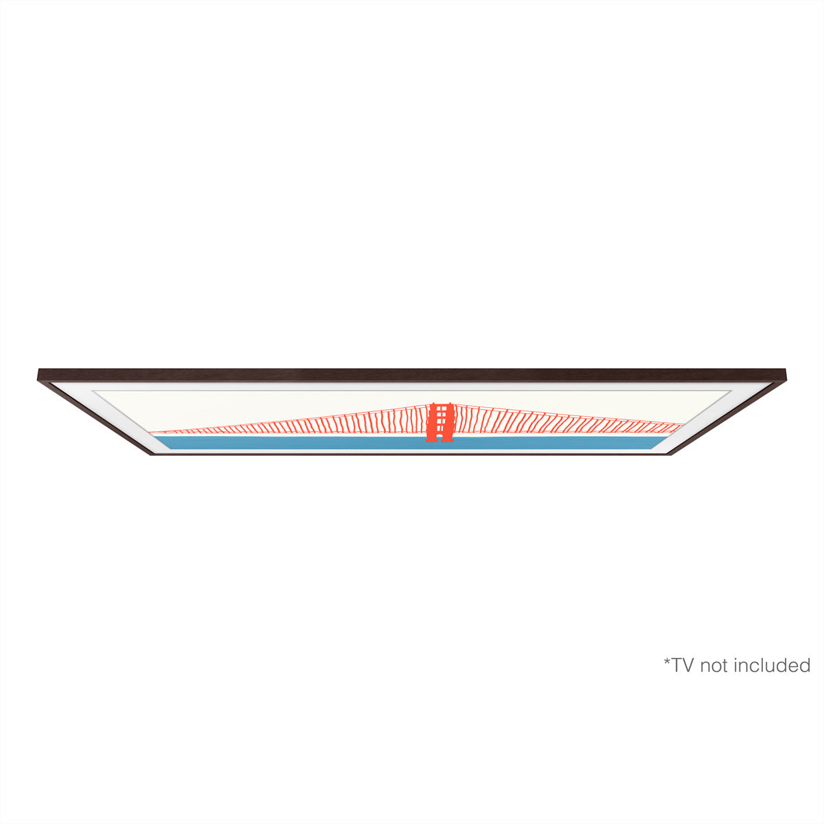 Samsung VG-SCFA43BWBXC Wechselrahmen – für The Frame LS03A (2021), LS03B (2022–23) 43" – Braun
