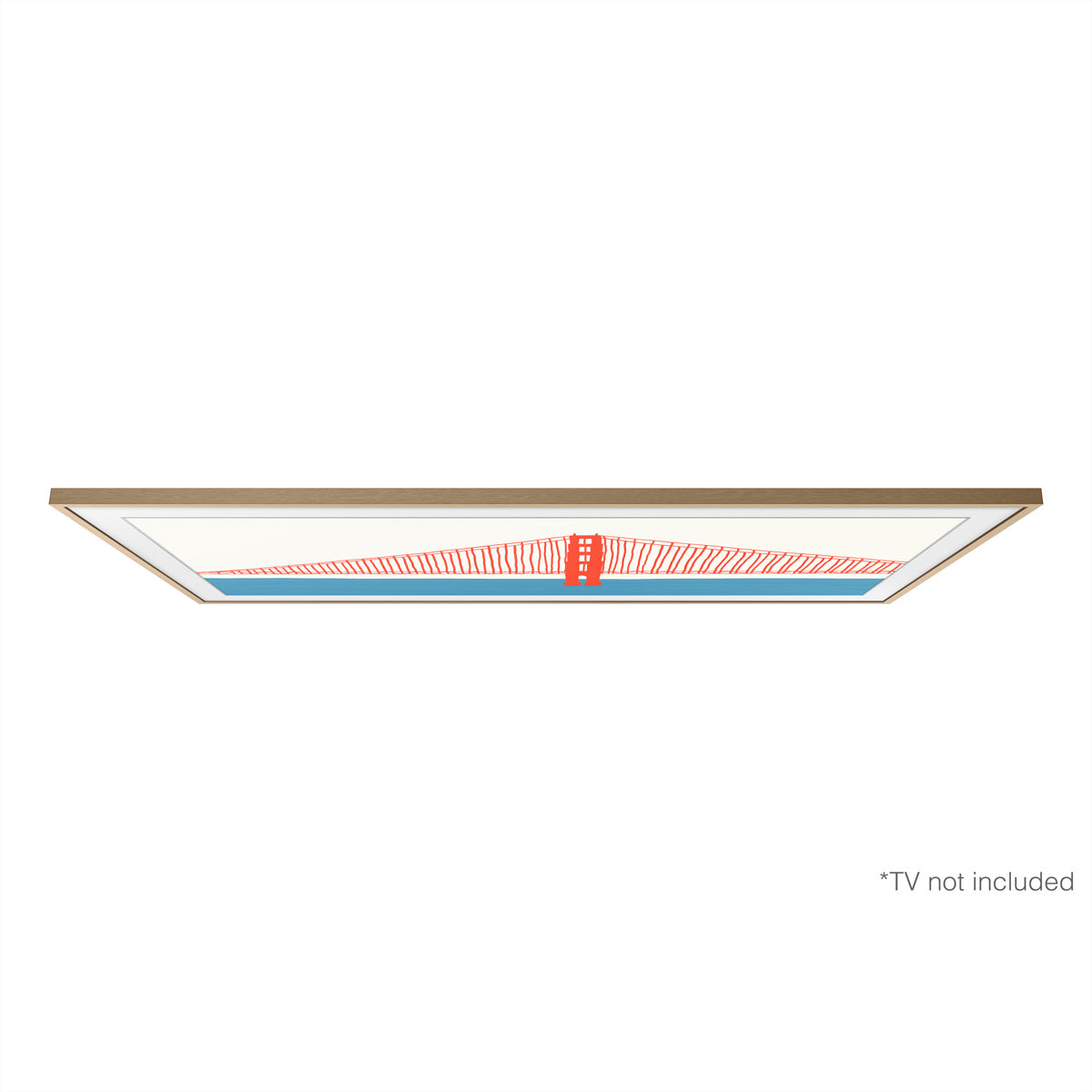 Samsung VG-SCFA50TKBXC Magnetischer Wechselrahmen – für The Frame 50" (LS03A) – Teak