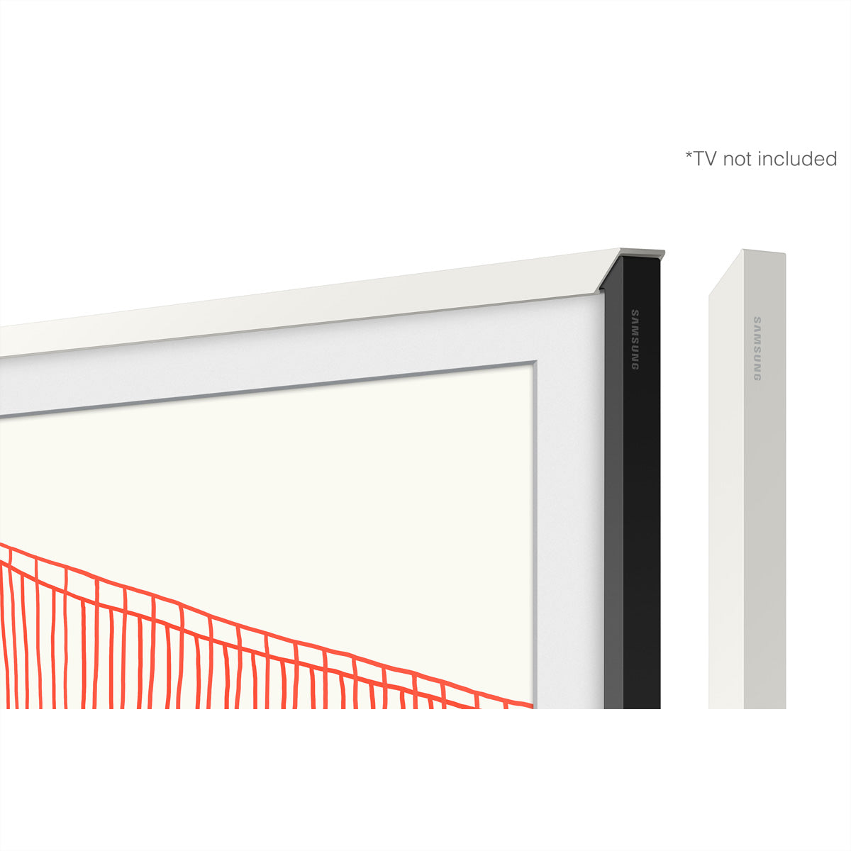 Samsung VG-SCFA85WTBXC Wechselrahmen – für The Frame LS03A (2021) 85", The Frame LS03B (2022–23) 85" – Weiss