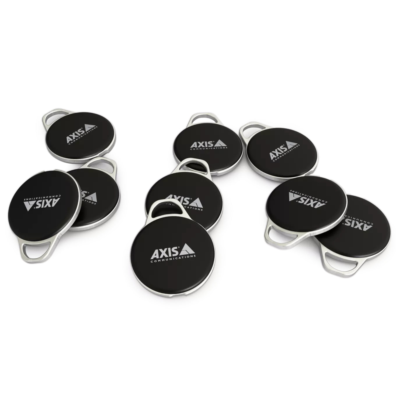 Axis TA4712 RFID-Schlüsselanhänger – 13,56 MHz, 50 Stk., Schwarz/Grau, für Axis A1210, A1610, A8207-VE Mk II
