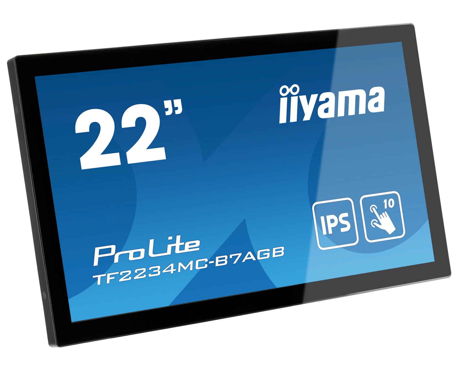 iiyama TF2234MC-B7AGB – Monitor, 21,5", 1920 × 1080 (Full HD), IPS, 60 Hz, 350 cd/m², VESA 100 × 100, Schwarz