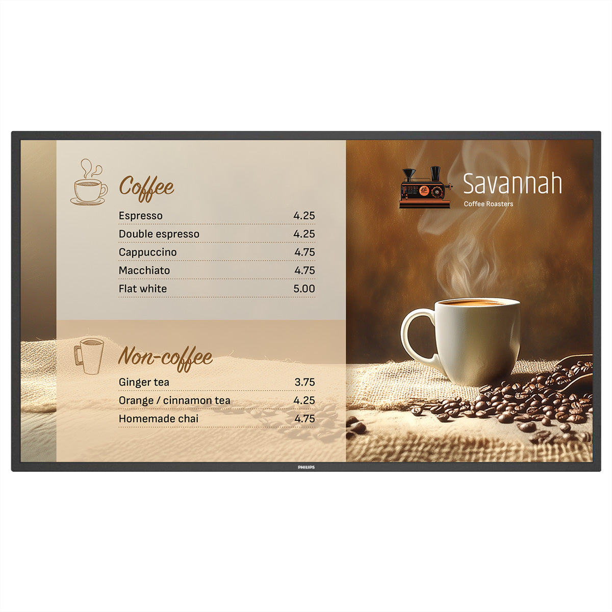 Philips 43BDL6017P/00 – 42,5", 3840 × 2160 (4K), IPS, LAN
