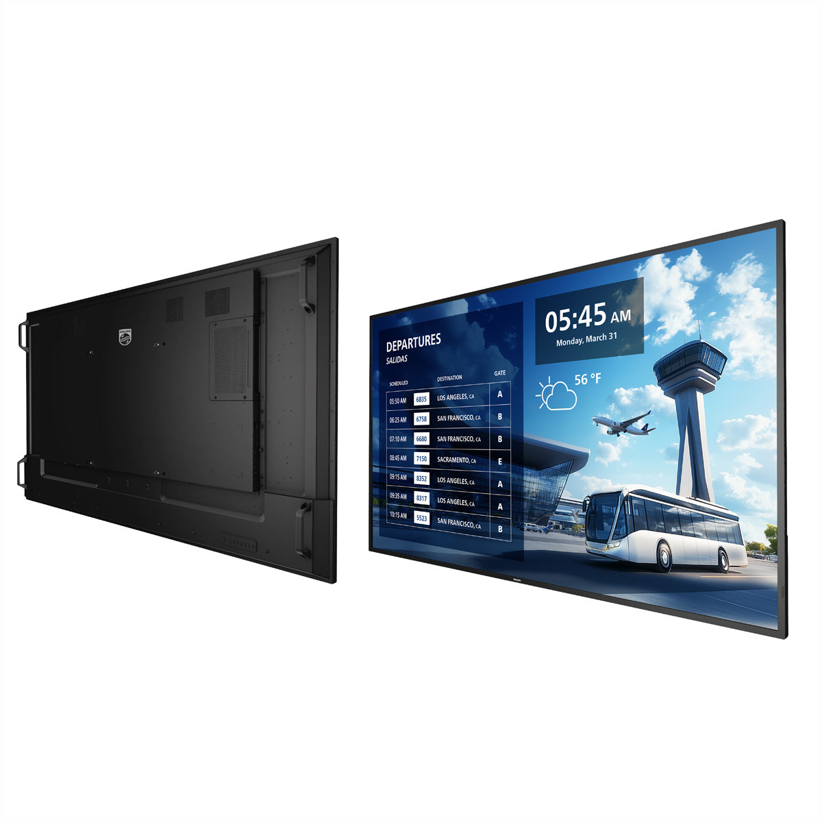 Philips 65BDL6017P/00 – 65" 4K Ultra HD Signage-Display, 800 cd/m², 24/7, Android – Schwarz
