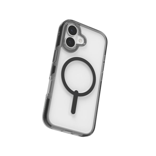 ZAGG Santa Cruz Snap Backcover – für Apple iPhone 17, Graphen, Schwarz/Transparent, bis 4 m Sturzsicher