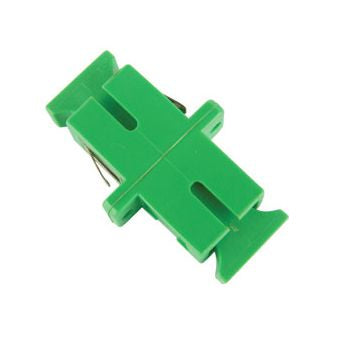 Microconnect Glasfaser-Adapter SC/APC Simplex – SC/APC, SM Simplex, Weiblich–Weiblich, Grün
