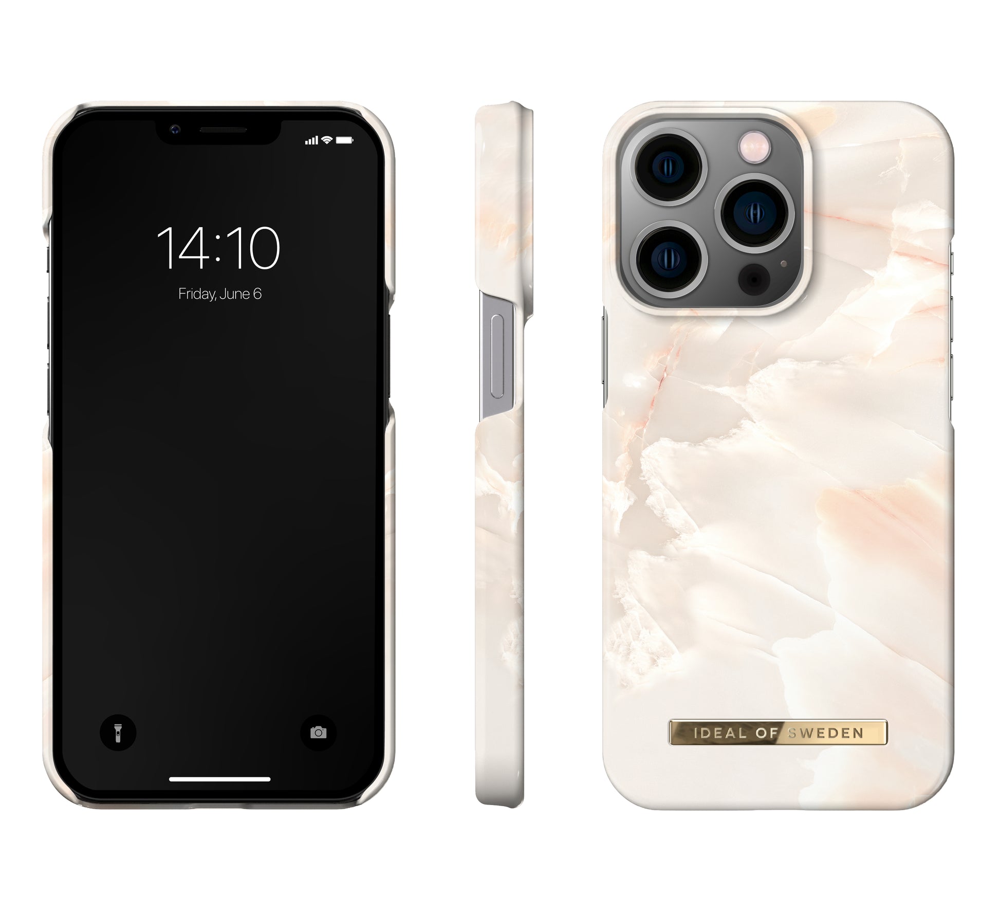 Ideal of Sweden – Backcover – für Apple iPhone 13 Pro – Rose Pearl Marble – PC