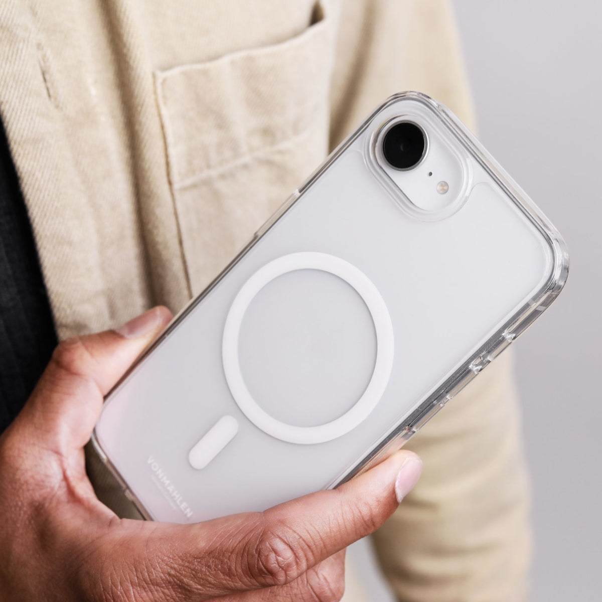 Vonmählen Backcover – für Apple iPhone 16e – transparent – PC, MagSafe-kompatibel
