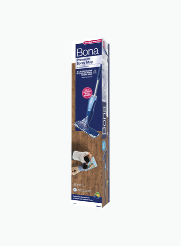 Bona Premium Spray Mop – Sprühwischer – Wischbreite 14,6 cm, Sprühfunktion, Blau