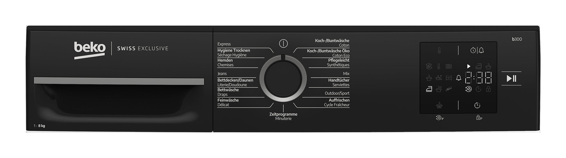 Beko Wäschetrockner TR218C – 8 kg, Wärmepumpe, Energieklasse C, 64 dB – Weiss