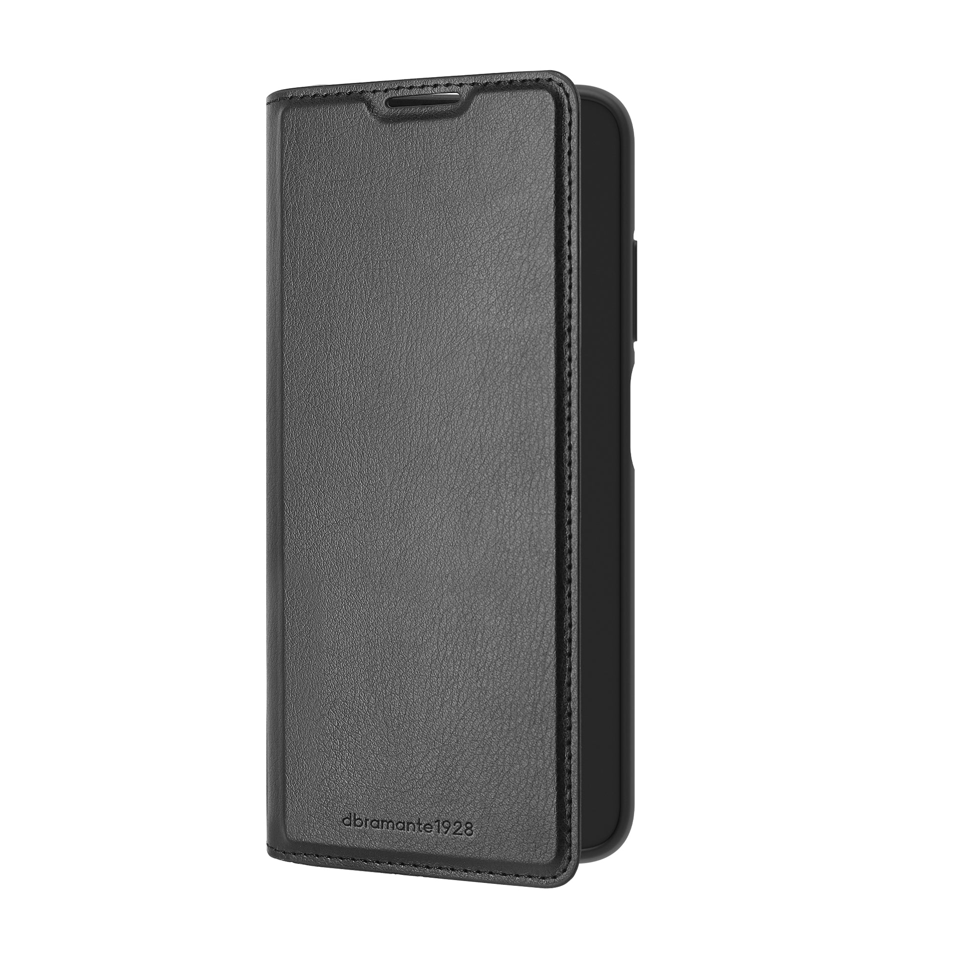 dbramante1928 Oslo Folio – für Samsung Galaxy A05s, mit Kartenfach, Recycling-Kunststoff, schwarz