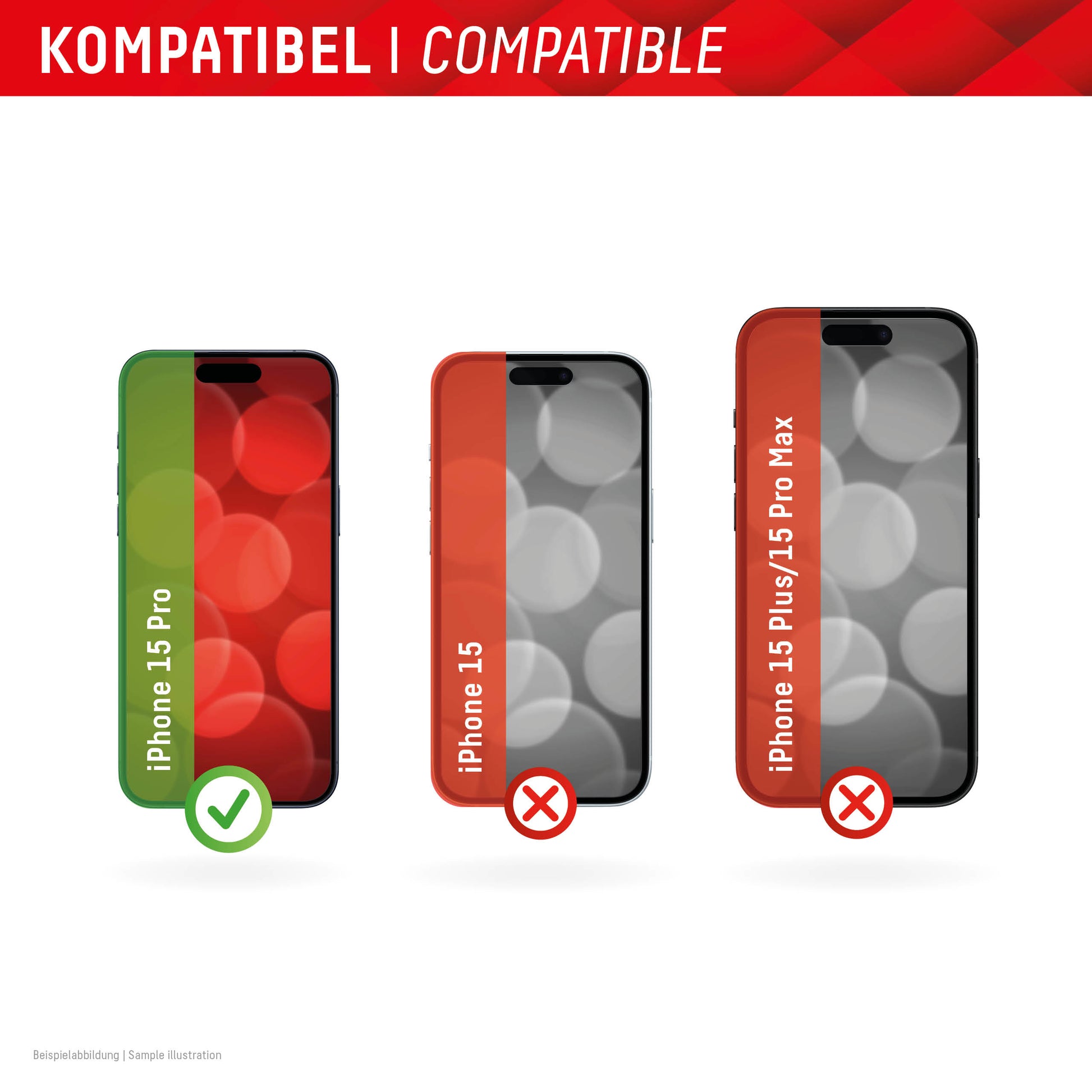 EVI Cover – iPhone 15 Pro, Transparent