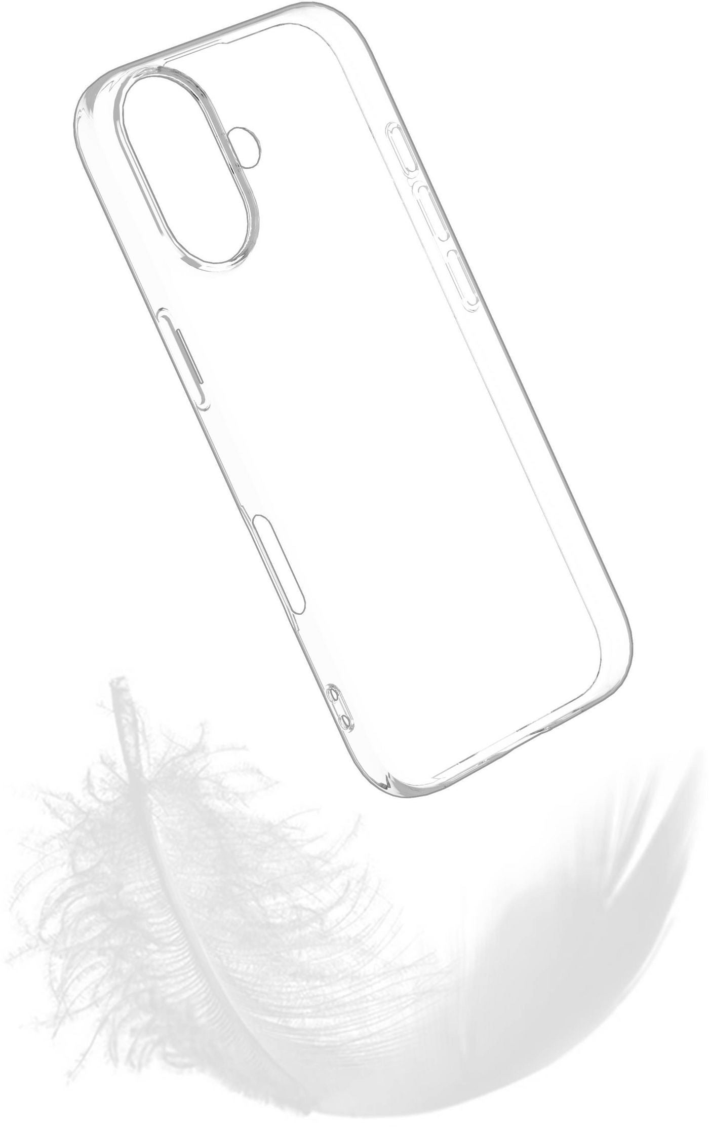eSTUFF INFINITE (GRS) VIENNA Backcover – für Apple iPhone 17, MagSafe, TPU, Transparent, bis 1,2 m sturzsicher