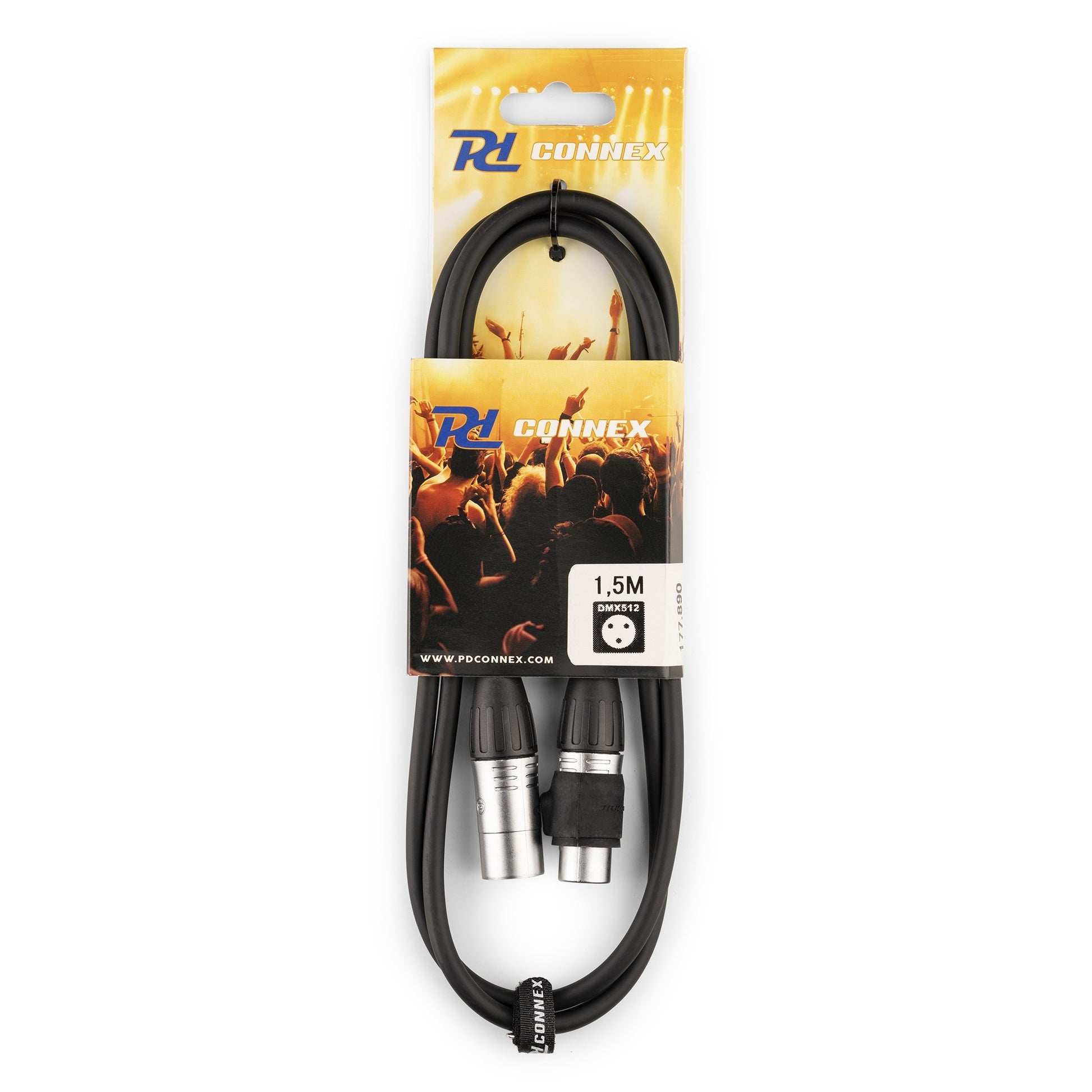 PD-Connex XLR-Kabel – 5-pol F–M – 1,5 m