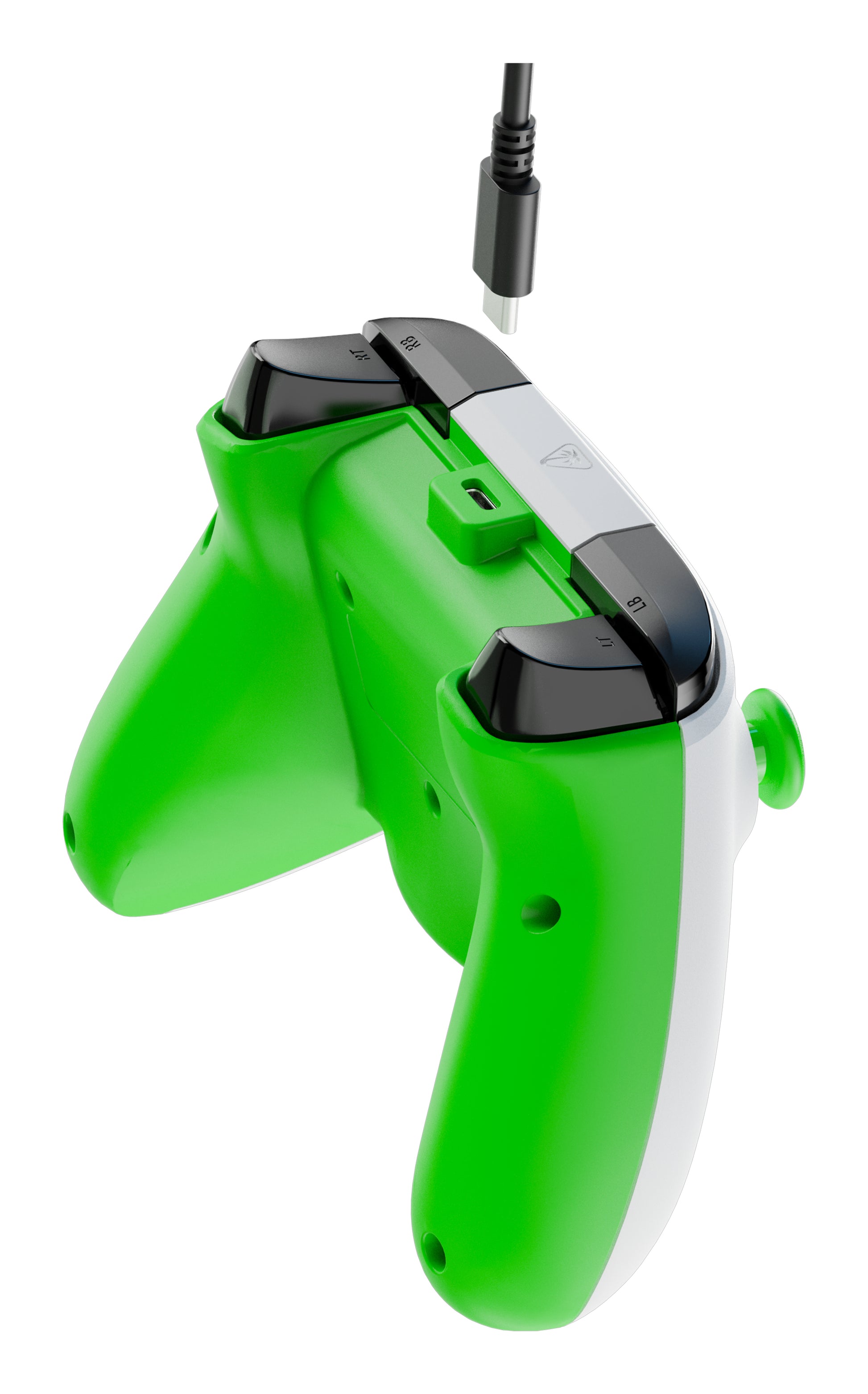 Turtle Beach Rematch Core – Gamepad – USB-C (kabelgebunden) – Impuls-Trigger – für Xbox & PC – Grün, Weiss