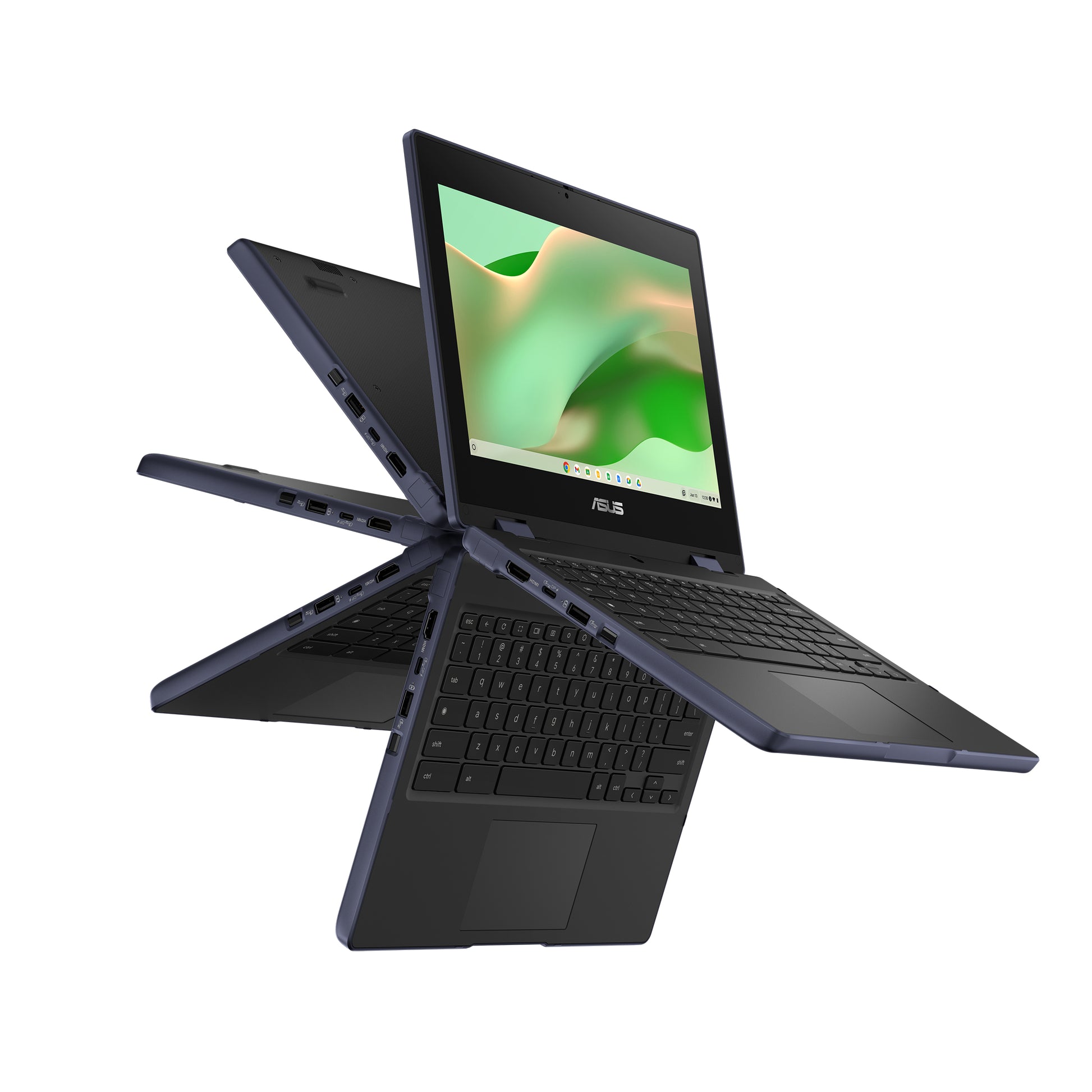 ASUS CR11 Flip CR1104FTA – 11,6" HD Touch, N150, 4 GB, 64 GB eMMC, ChromeOS