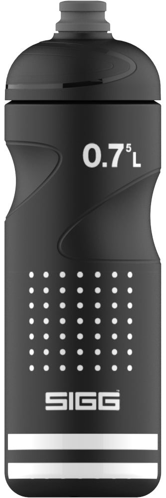 SIGG Pulsar Trinkflasche 750 ml – Polypropylen, Sportdeckel, Schwarz