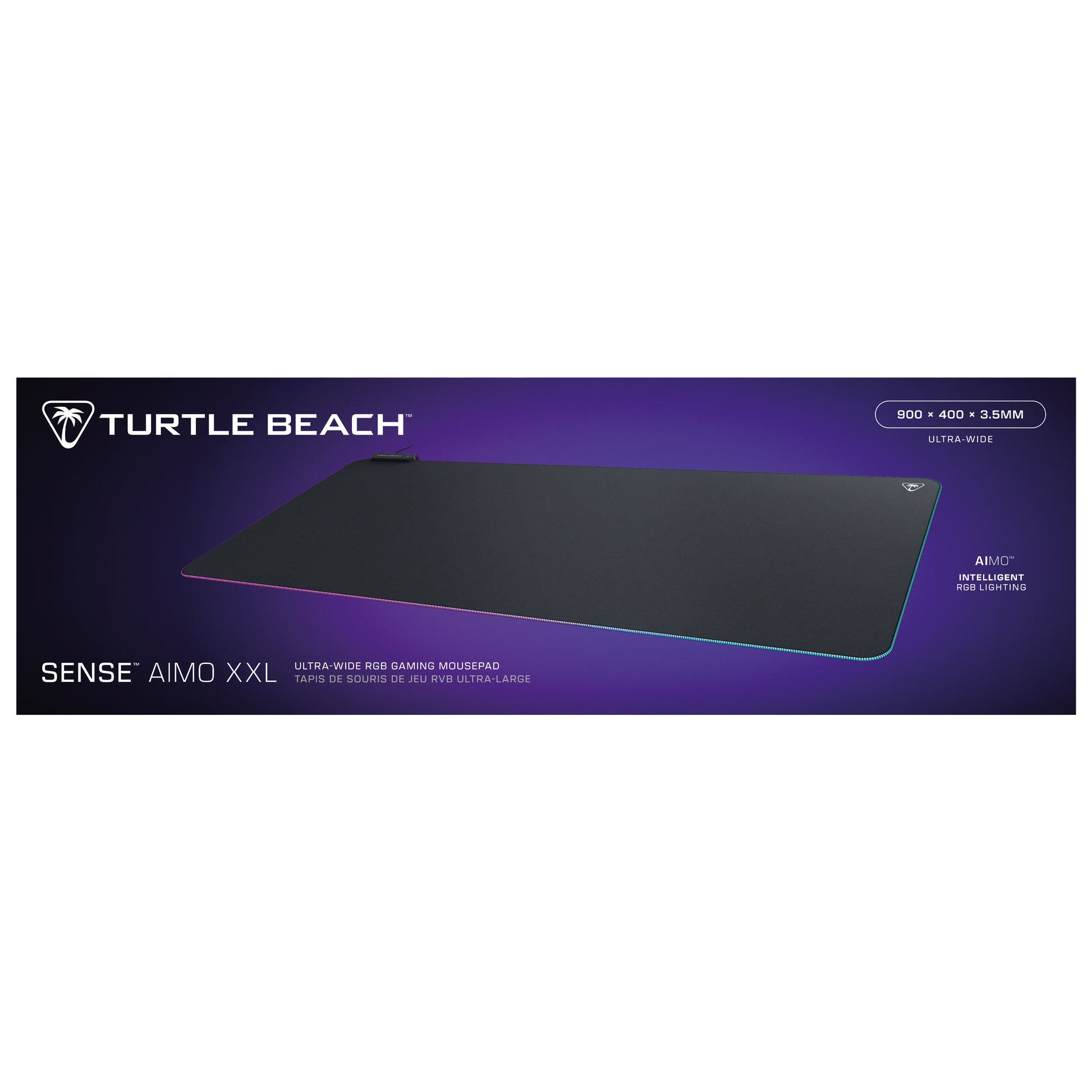 Turtle Beach Sense AIMO XXL – USB, LED-Hintergrundbeleuchtung (mehrfarbig), für Windows 10 & Windows 11