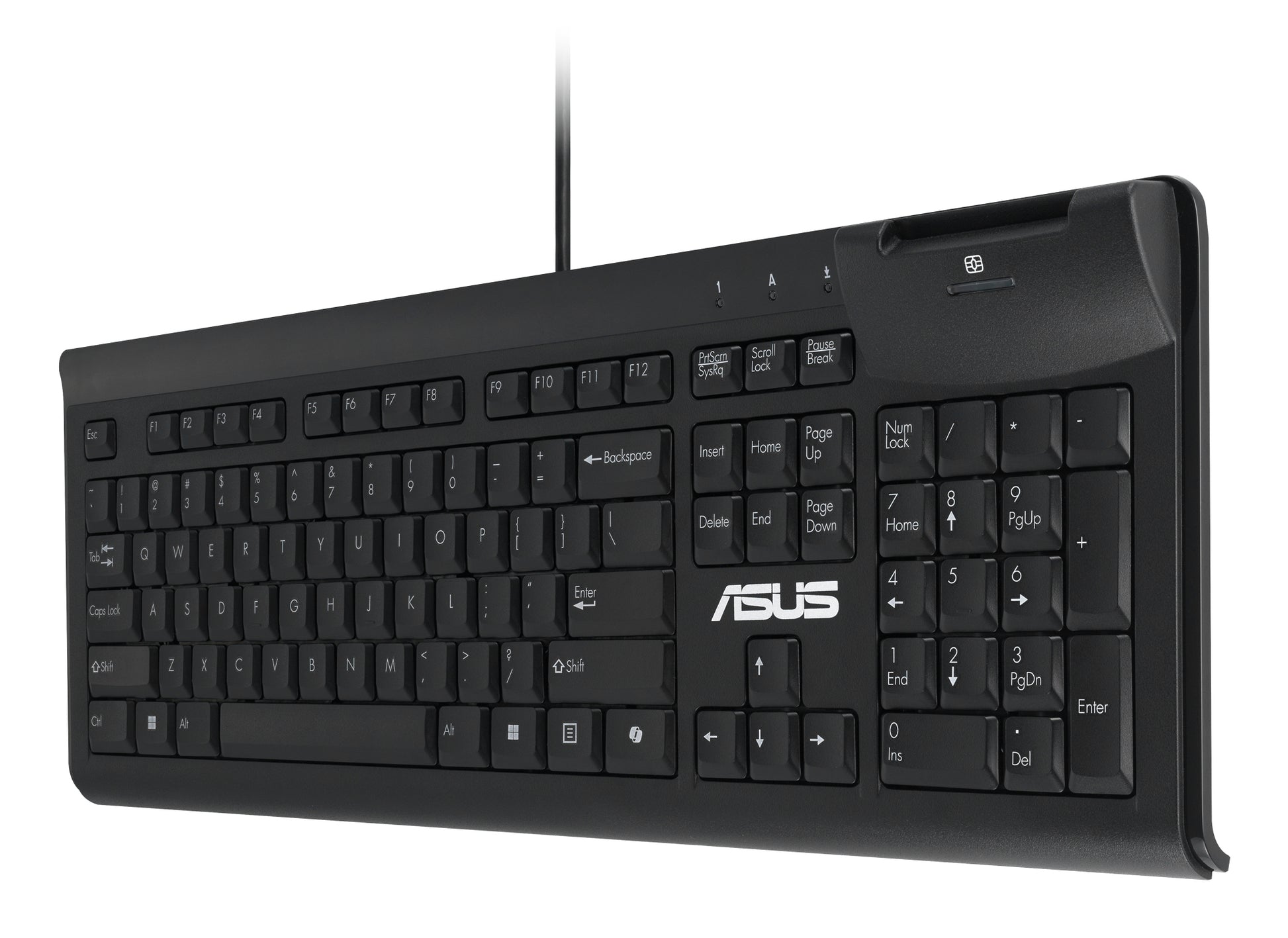 ASUS KU100 – Tastatur 100% – kabelgebunden, USB‑A – Schwarz