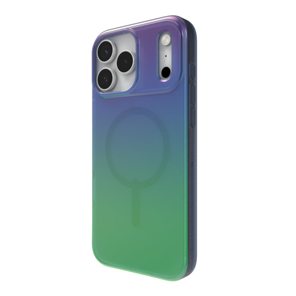 ZAGG Milan Snap Backcover – für Apple iPhone 17 Pro Max, MagSafe, Graphen, Grün/Blau, bis 4 m Sturzsicher