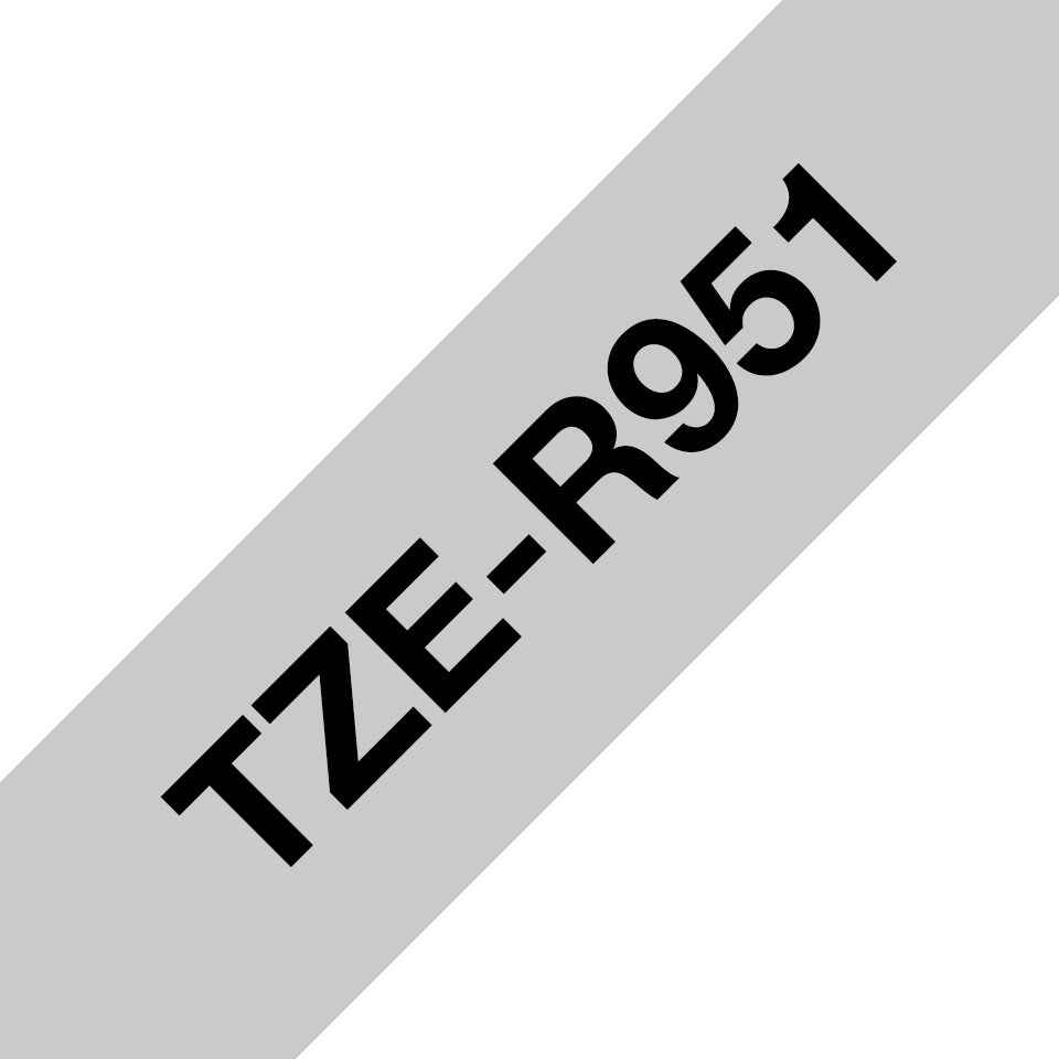 Brother Textilband – 24 mm × 4 m, silber, schwarz